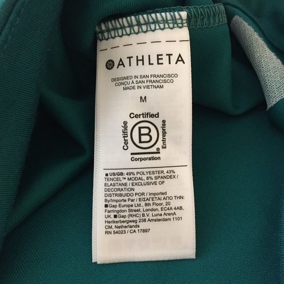 Athleta Green Seasoft Sweatshirt Tee - Picture 12 of 16